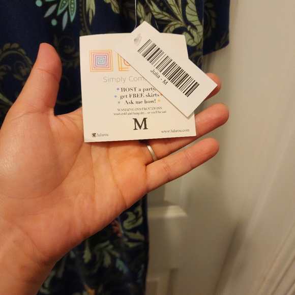 Nwt Lularoe Julia Dress Size Medium - Picture 3 of 3